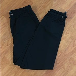 Black Drawstring Joggers